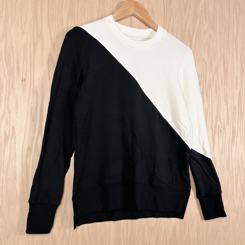 Summersalt French Terry Colorblock Long Sleeve Pullover - Picture 4 of 8